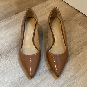 Talbots Sylvie kitten heel patent